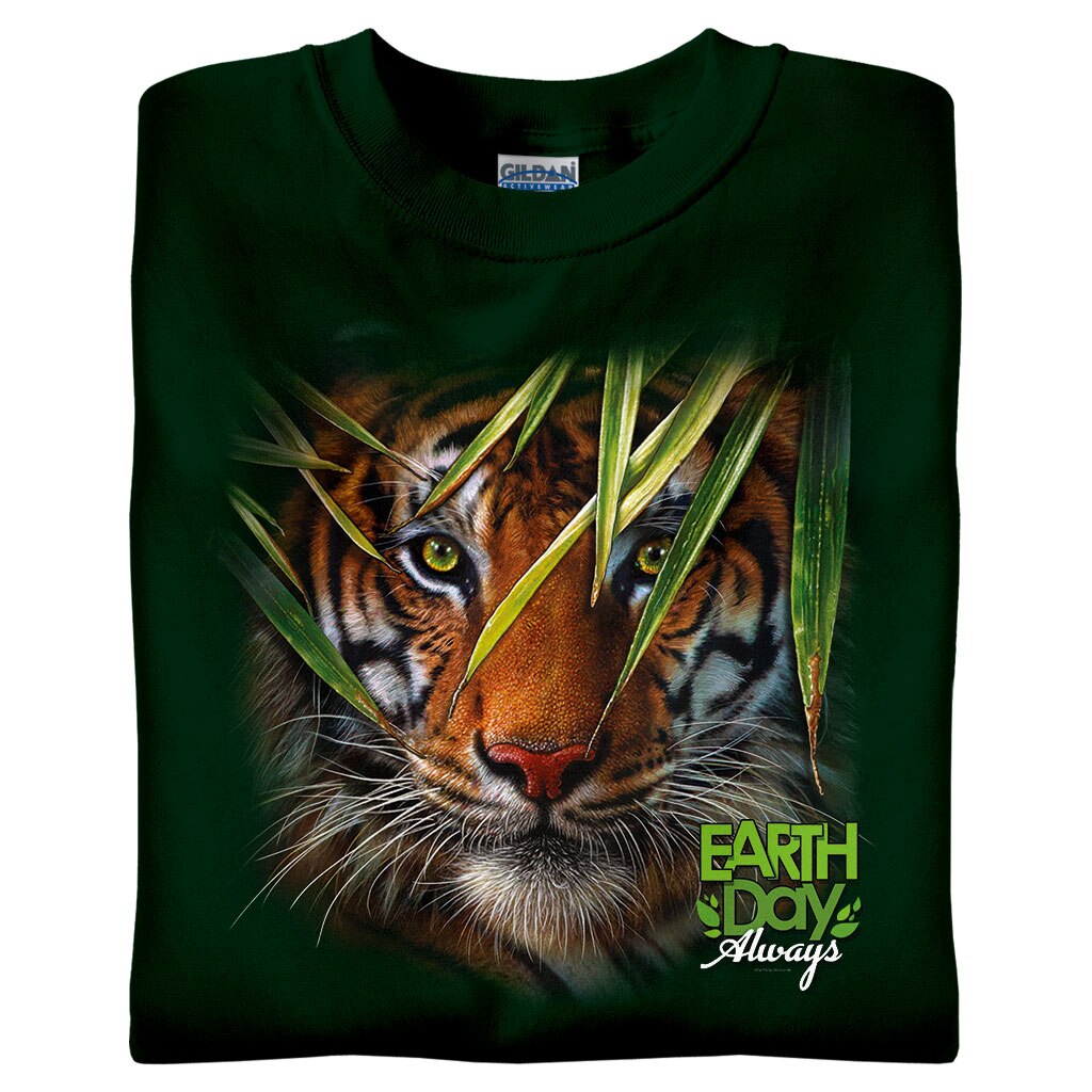 Earth Day Always Tiger T-Shirts